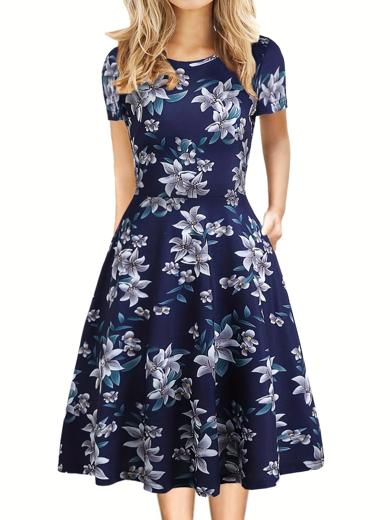 Retro A-Line Summer Dress