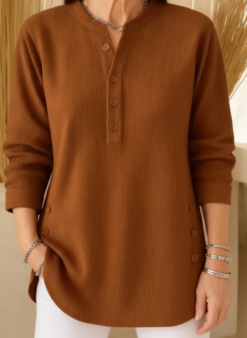 Soft Long Sleeve Knit Sweater