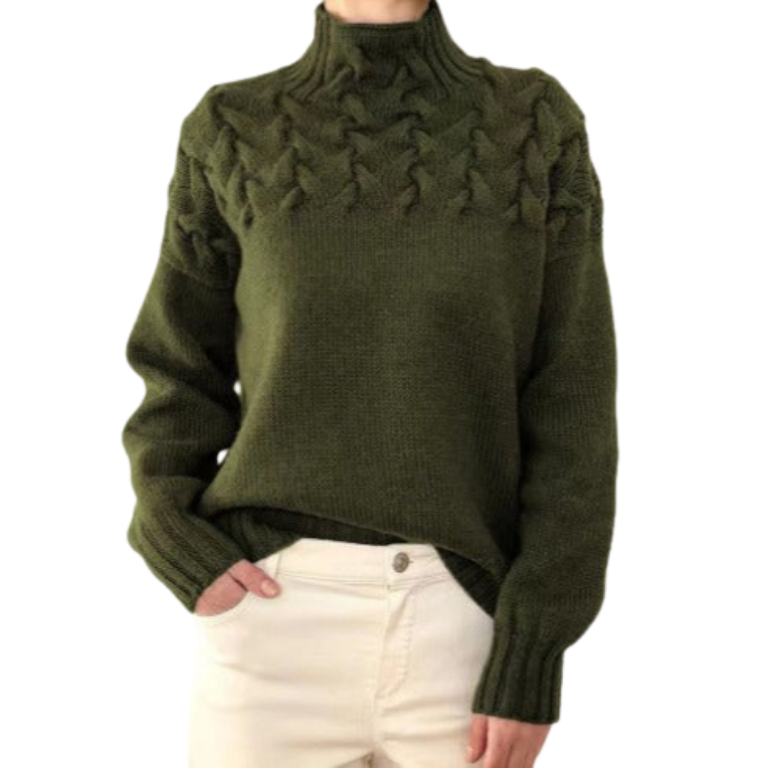Juliette | Women's Turtleneck Knit Sweater