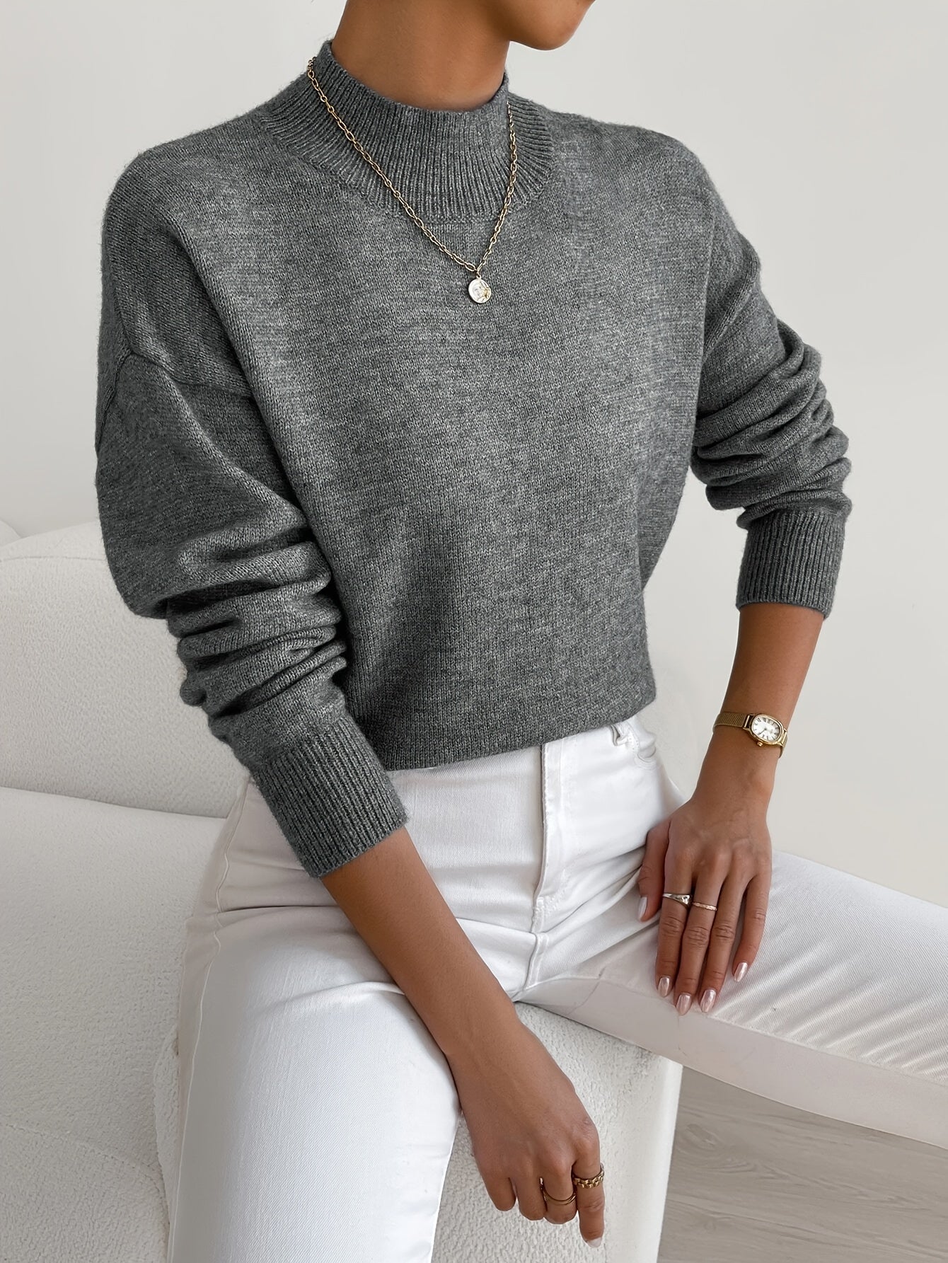 Windsor | Classic High-Collar Sweater