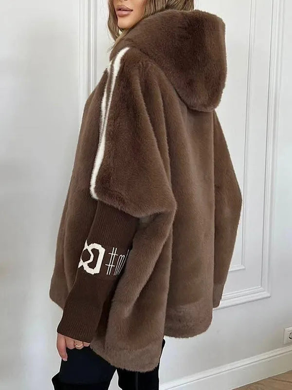 Brielle | Statement Faux Fur Hooded Jacket