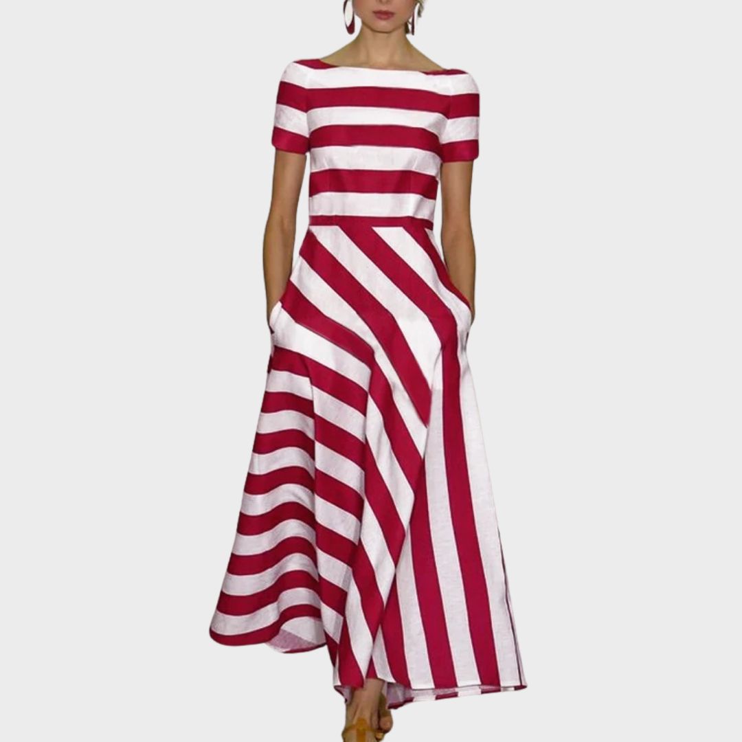 Light & Fluid Stripe Dress