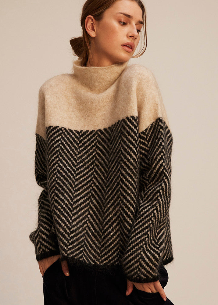 Malene | Cotton Turtleneck Sweater
