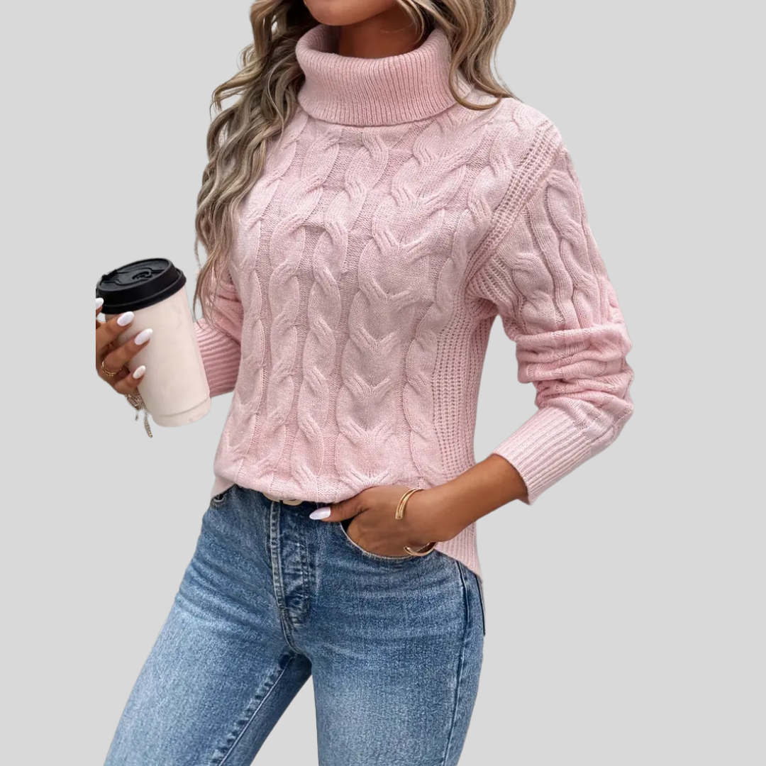 Cristina | Handcrafted Turtleneck Sweater