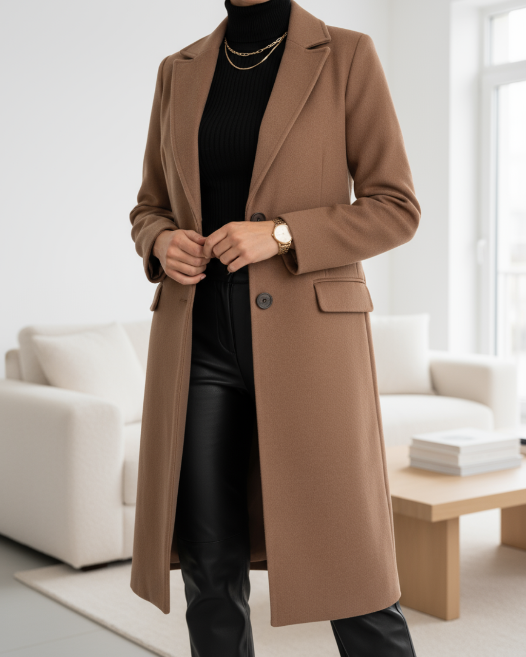 Auria | Elegant Long Coat