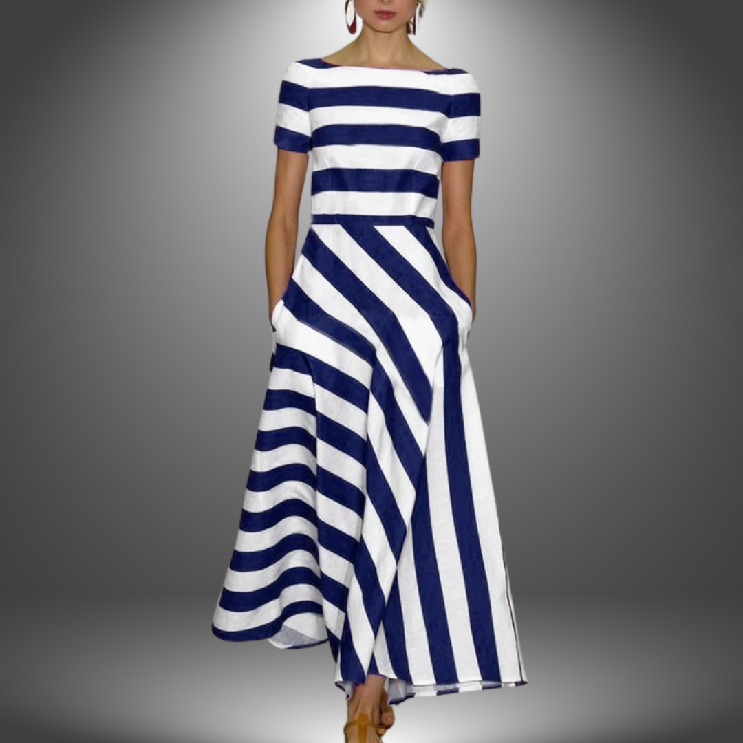 Light & Fluid Stripe Dress