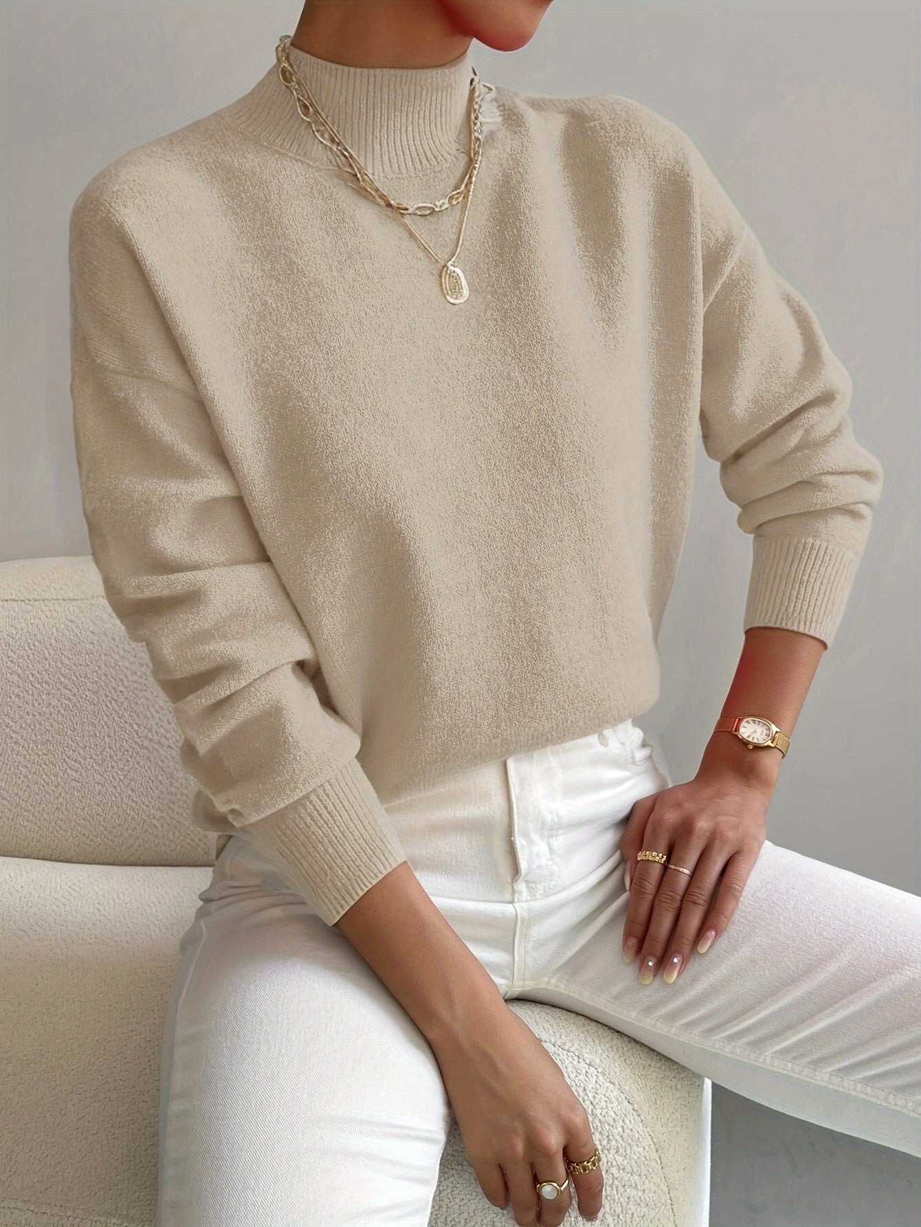 Windsor | Classic High-Collar Sweater