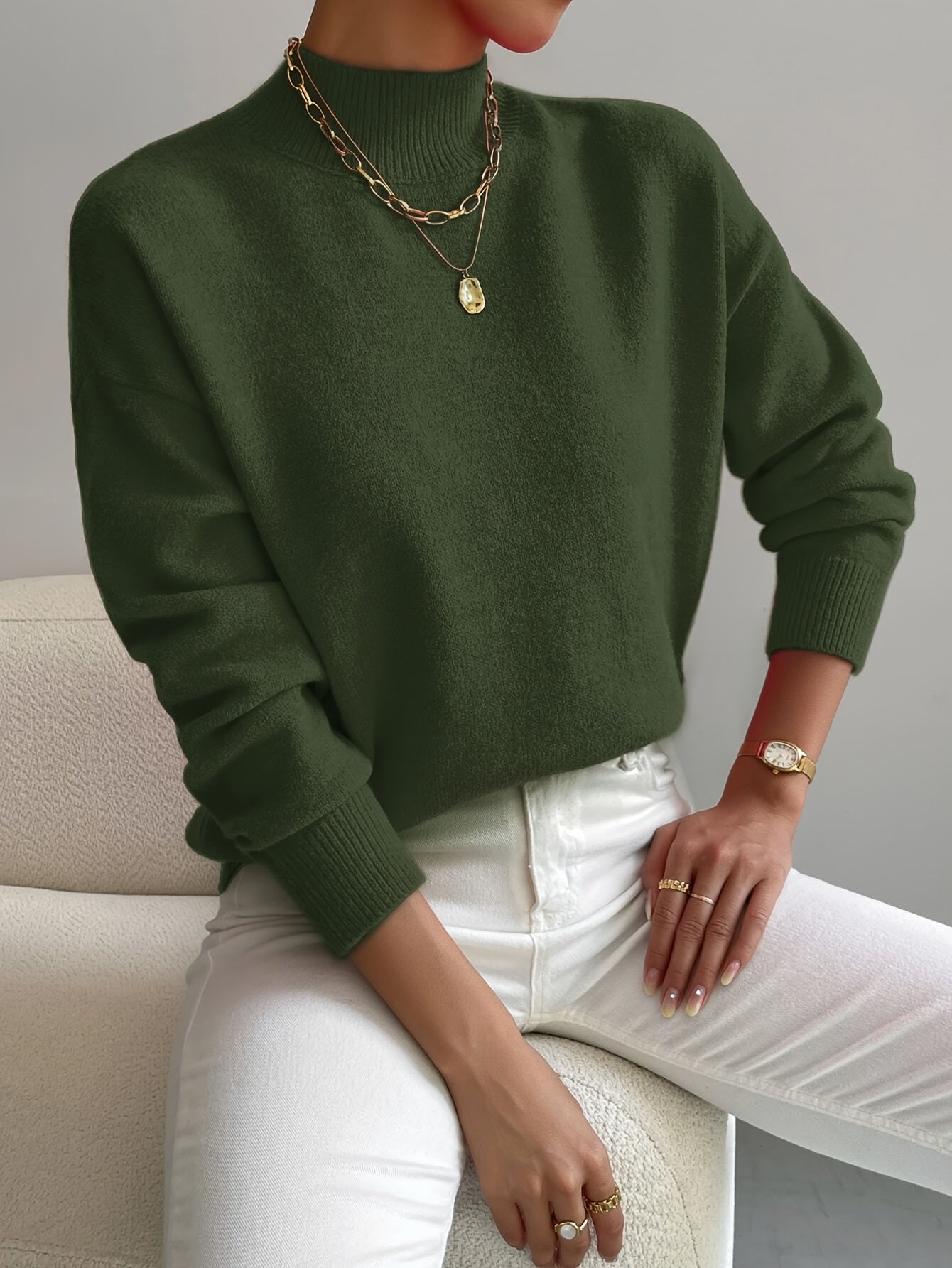 Windsor | Classic High-Collar Sweater