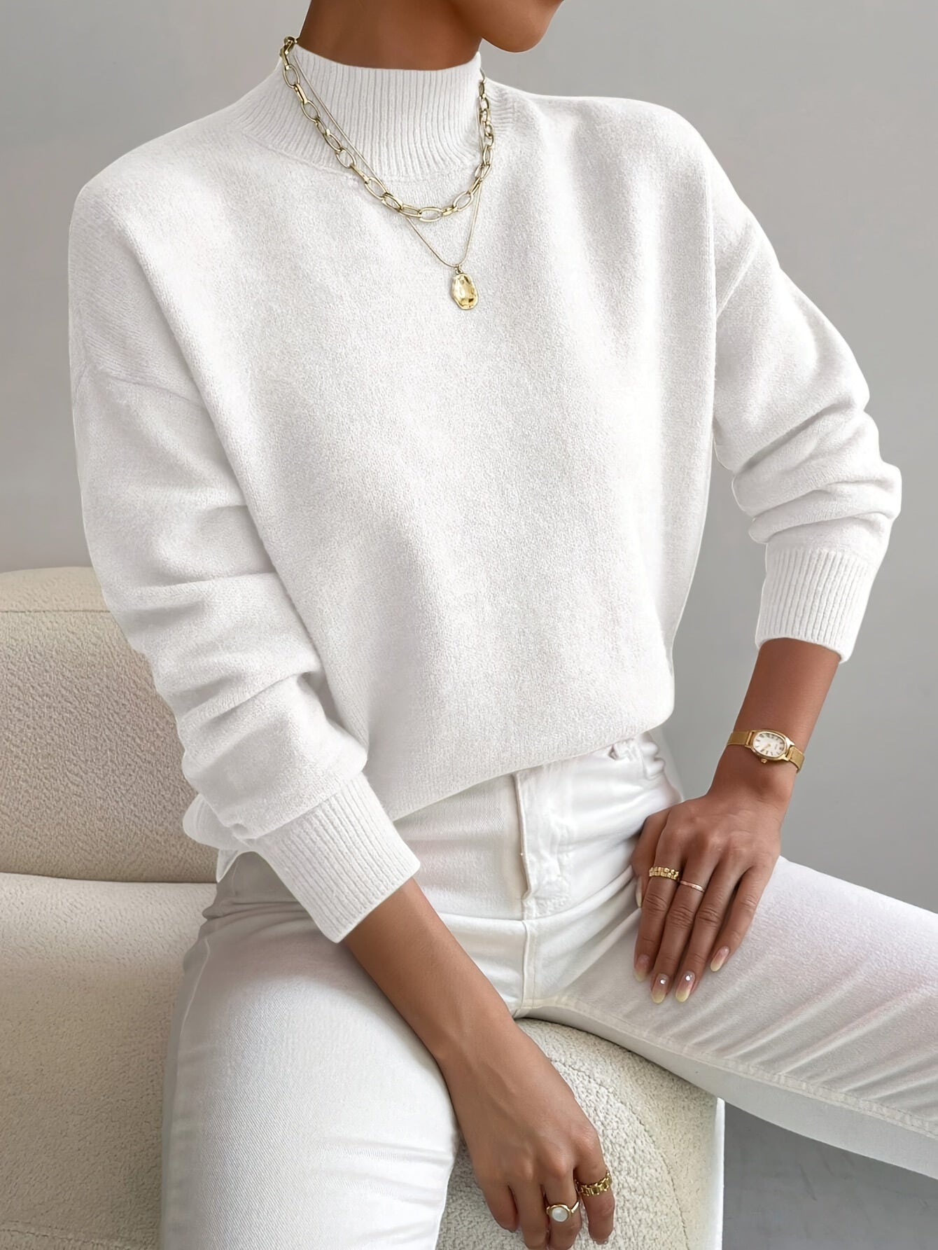Windsor | Classic High-Collar Sweater