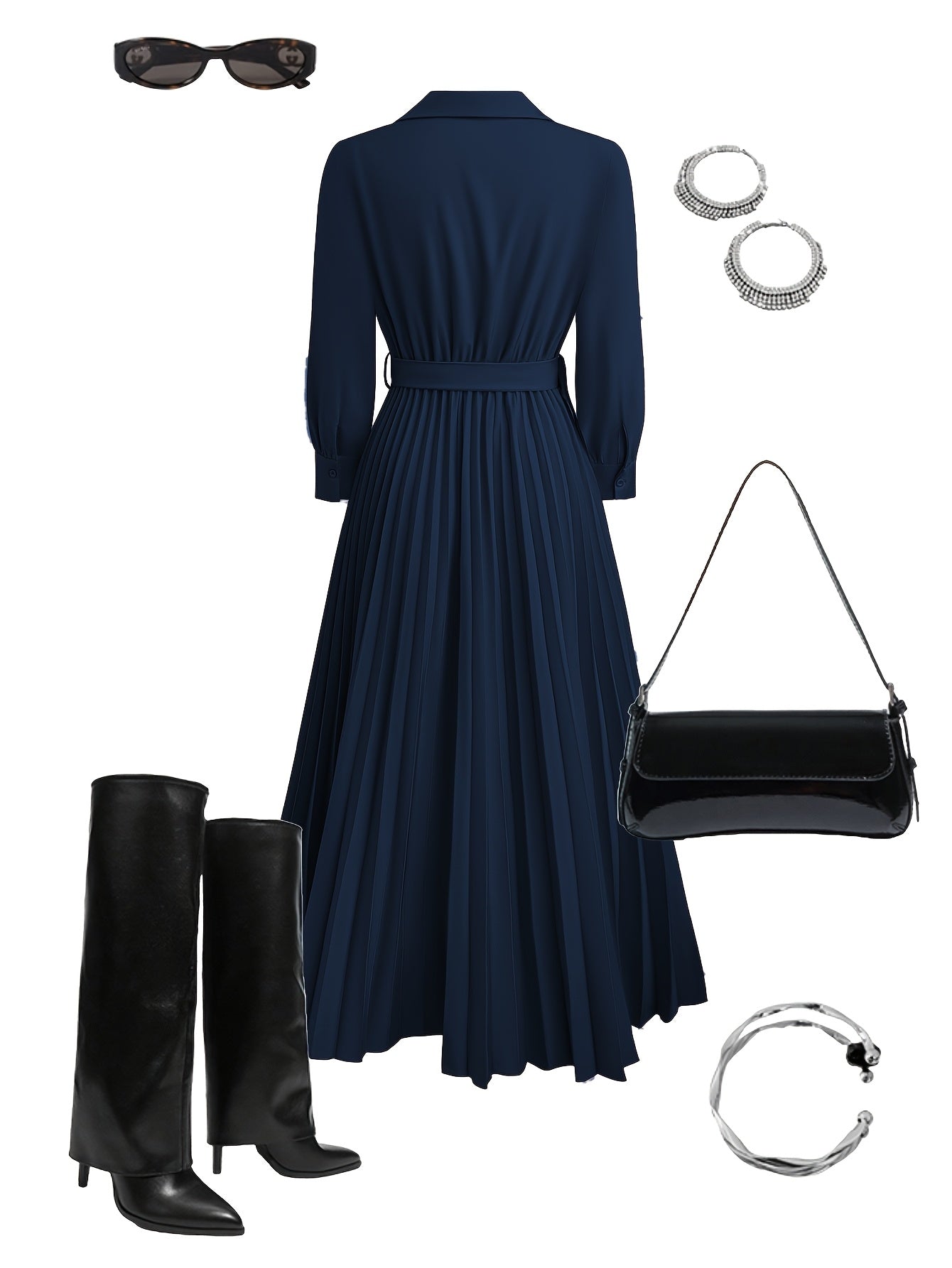 Margot Lane | Everyday Elegance Pleated Dress