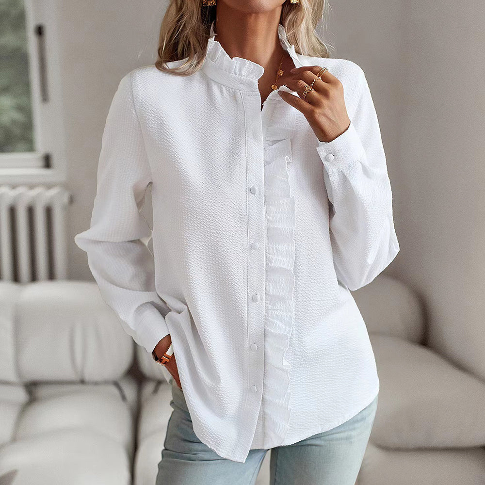 Ruffle Trim Shirt